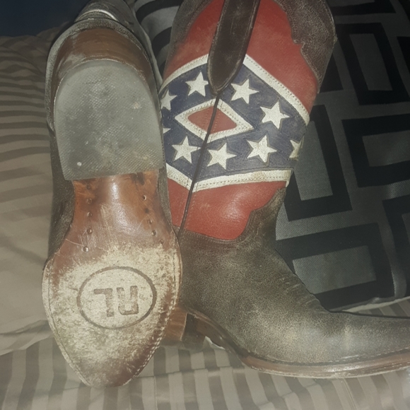 EUC Rockin Leather Rebel Soul Boots - Picture 3 of 4